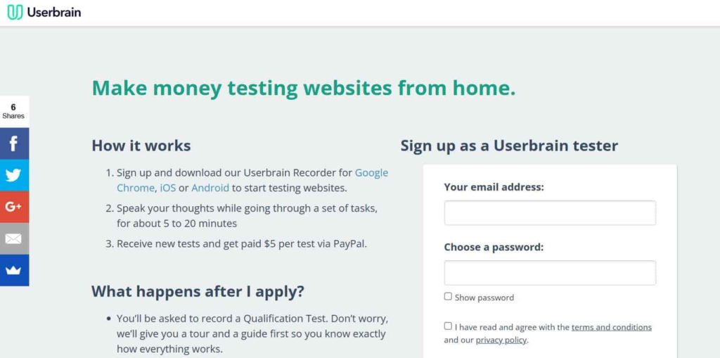 get paid to test websites