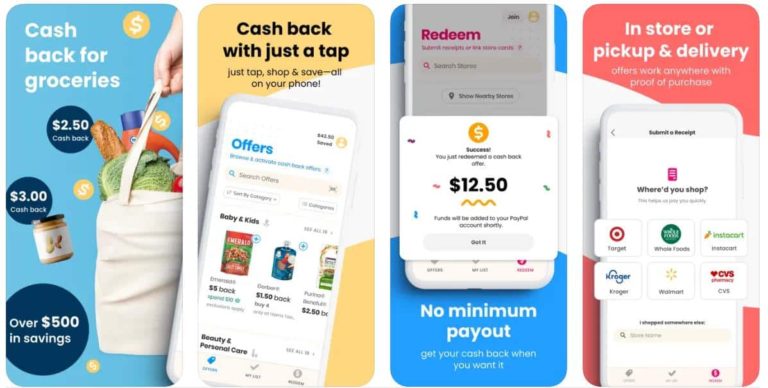 best cash back apps for grocery shopping