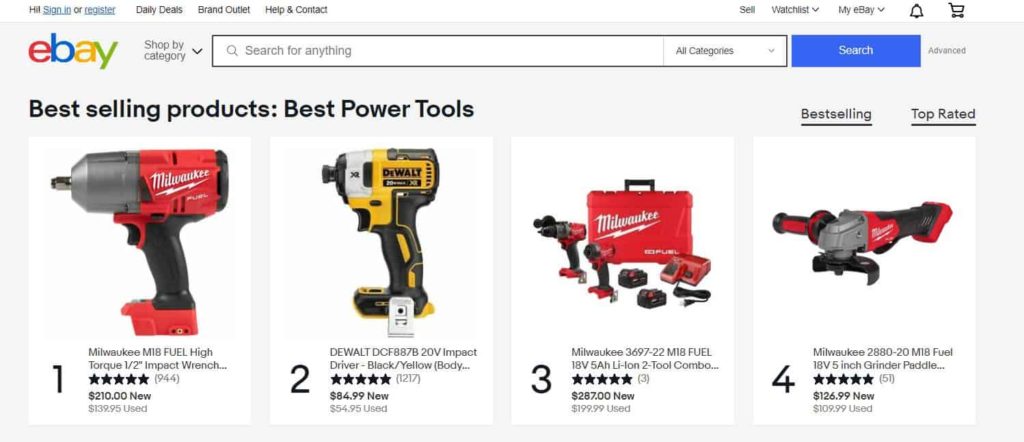 where can I sell used power tools? 2